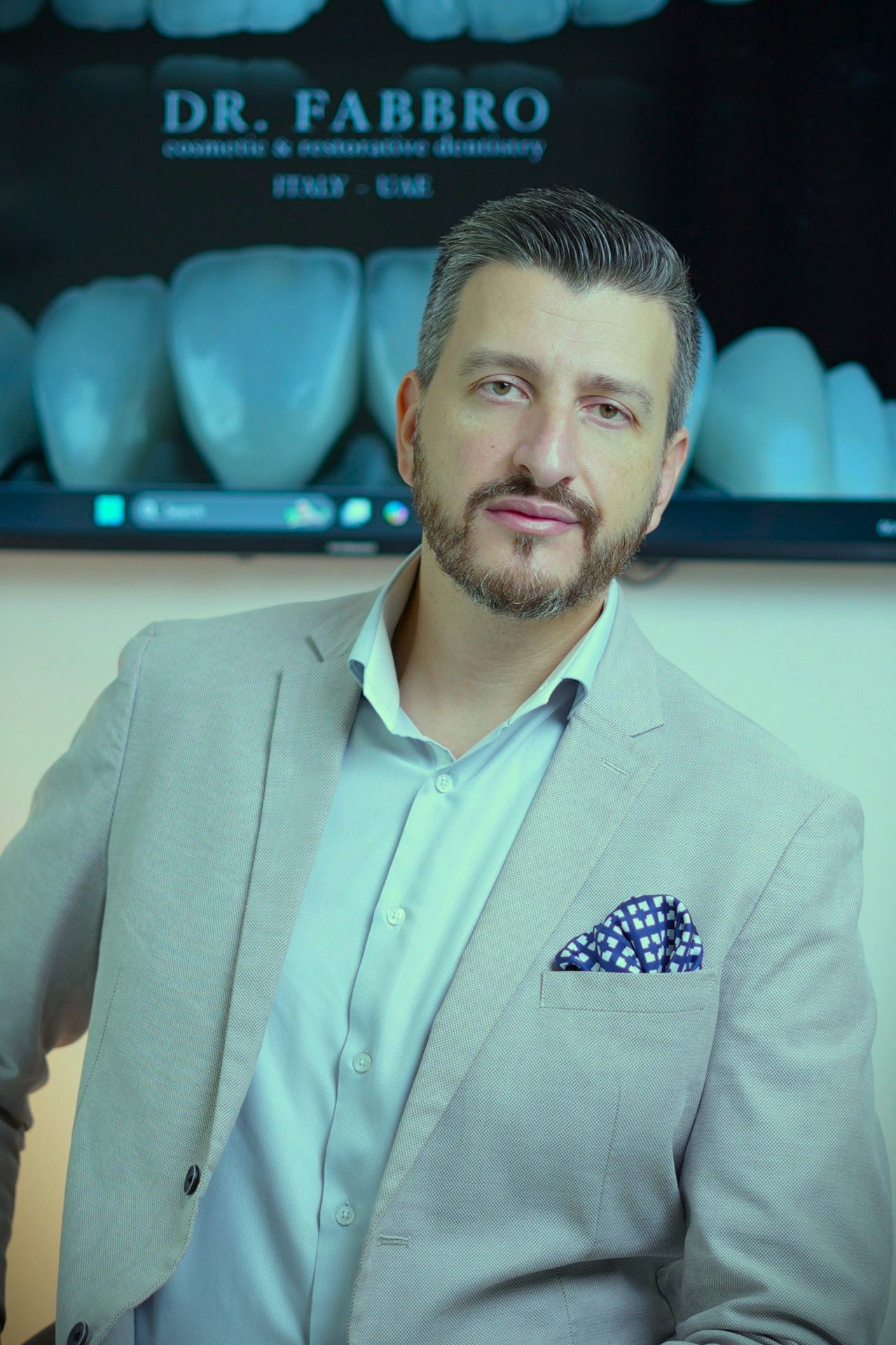 Dr. Omar Fabbro, Italian cosmetic and restorative dentist, Dubai